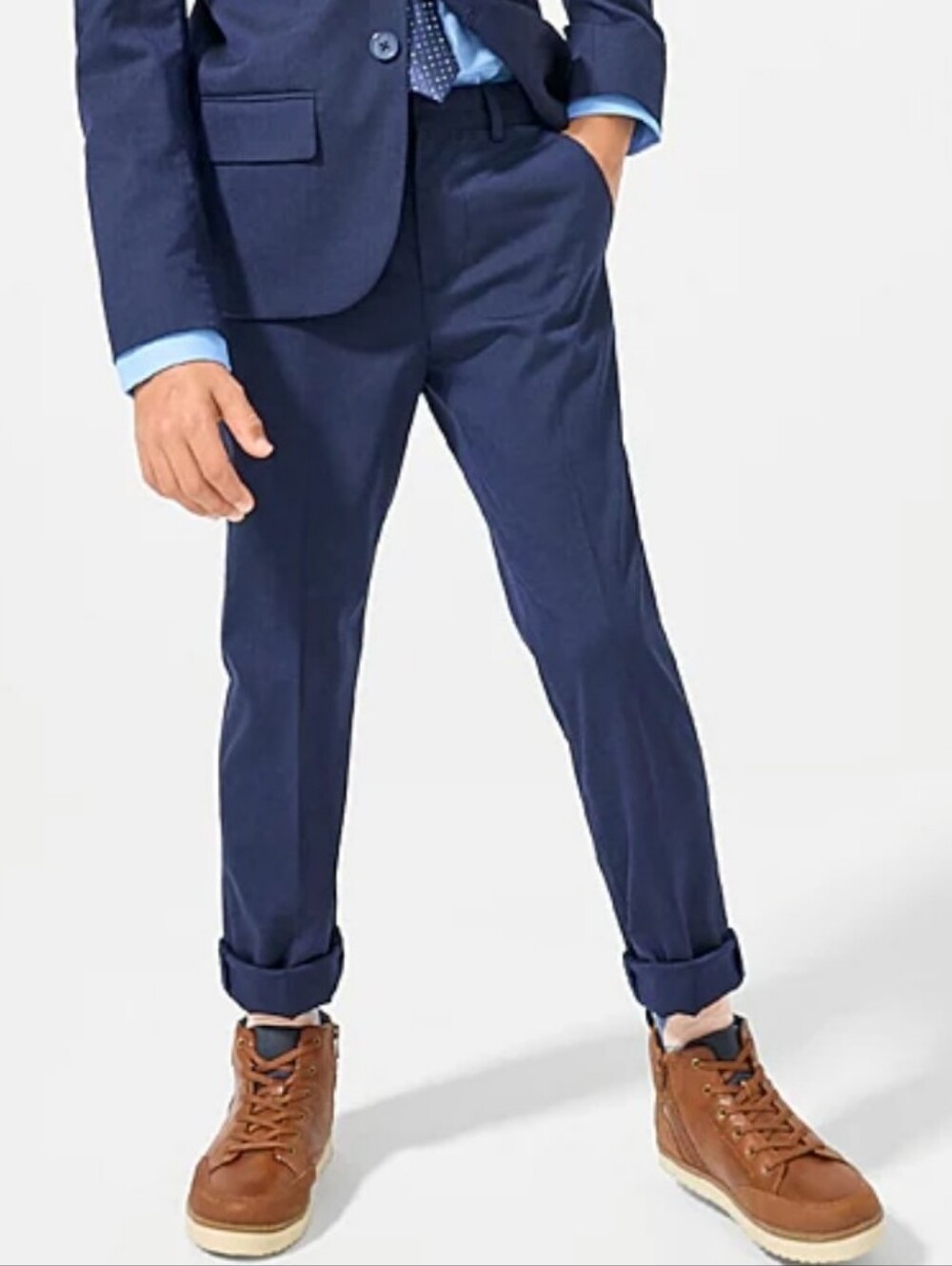 Stafford Boys Regular Fit Suit Pants